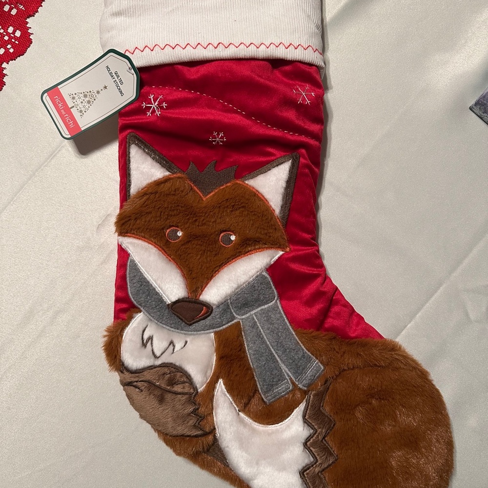Ricki and Richi Fox Christmas Stockings